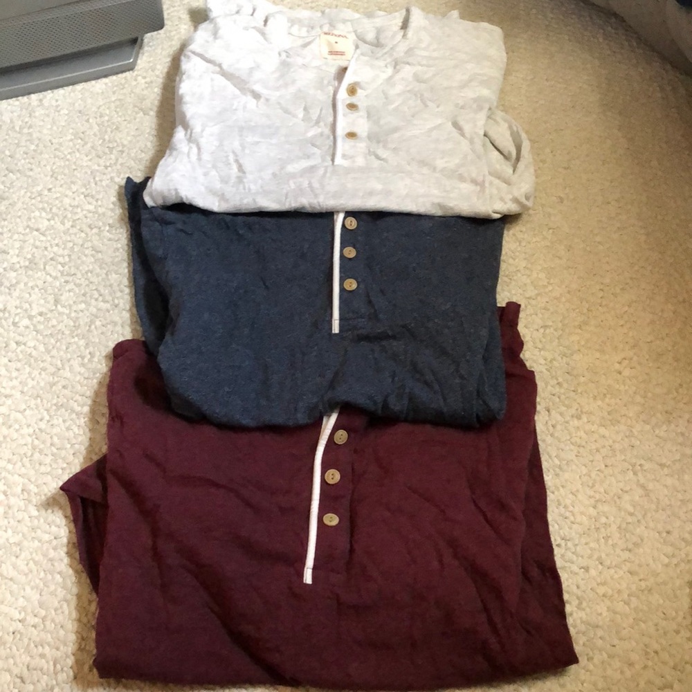 Short sleeve Henley shirts